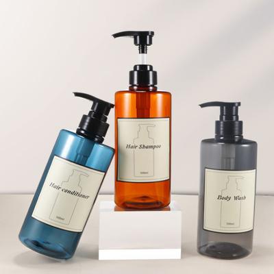 Shampoo Dispenser for Shower Soap Dispenser Bottle Push Type Refillable Empty Bottle Kitchen Soap Dispenser
