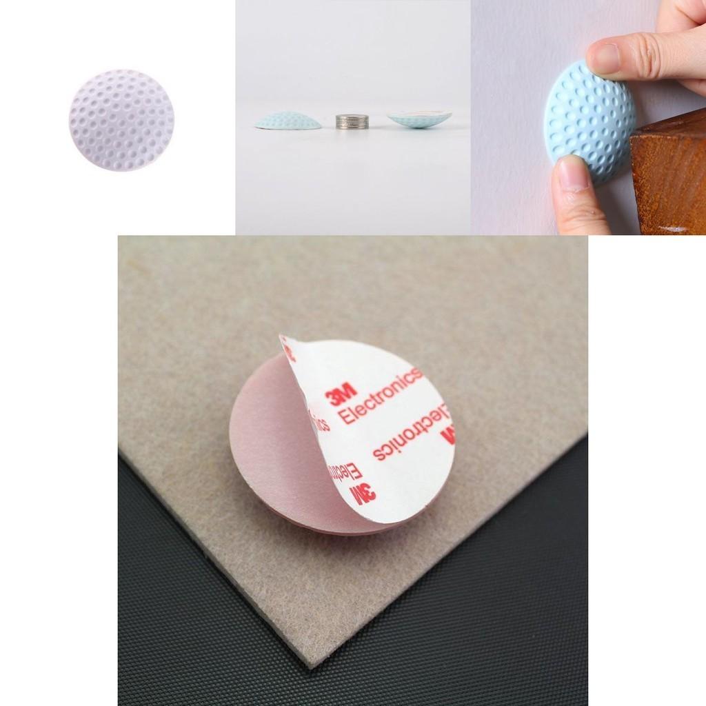 Versatile Wall Protector Pad For Door Handles In Stylish Pink Blue And Violet