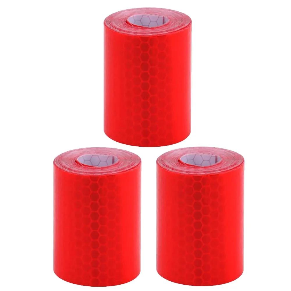 1/3/5Pcs 1M Car Reflective Tape Auto Safety Warning Sticker Reflector Protective Tape Strip Film for Trucks Auto Stickers