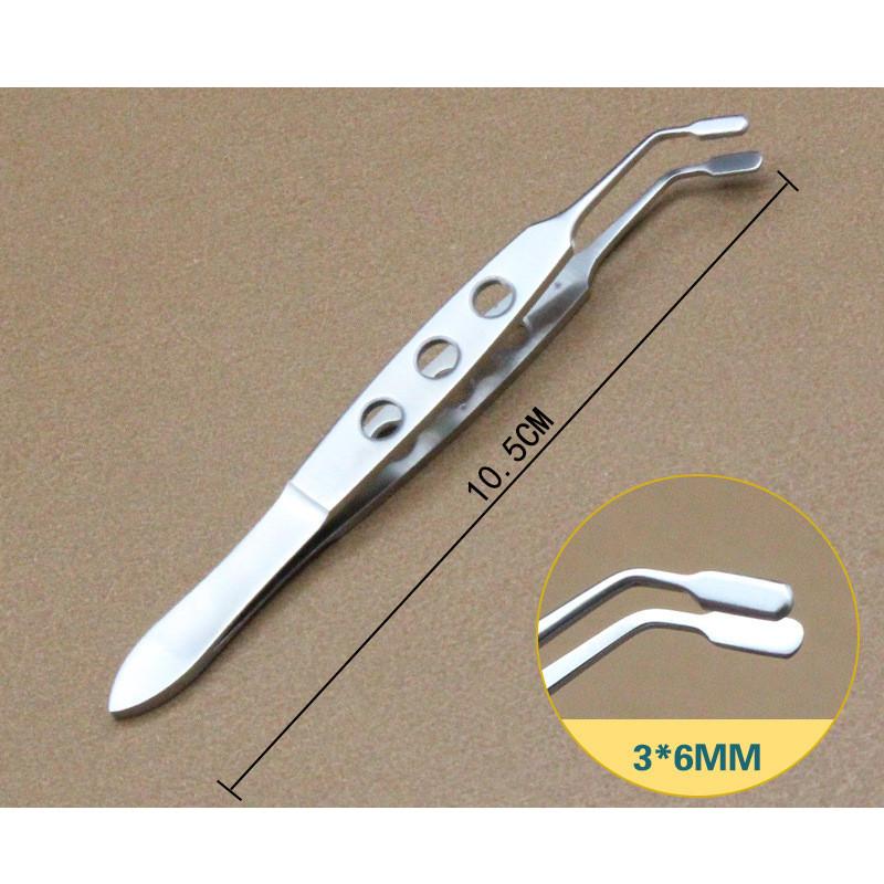 Care Medical Eye Stainless Steel Massage Tweezers For Eyelid Relief Blockage