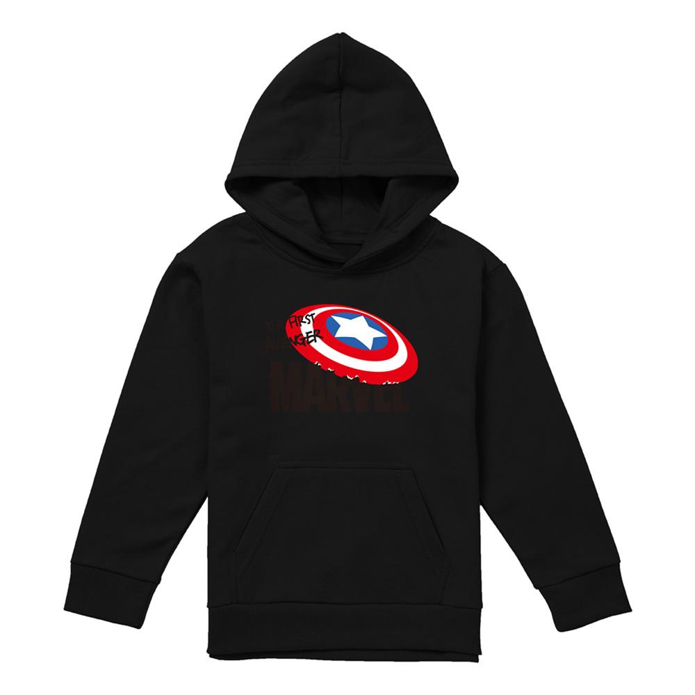 Captain America Childrens/Kids First Avenger Pull Over Hoodie