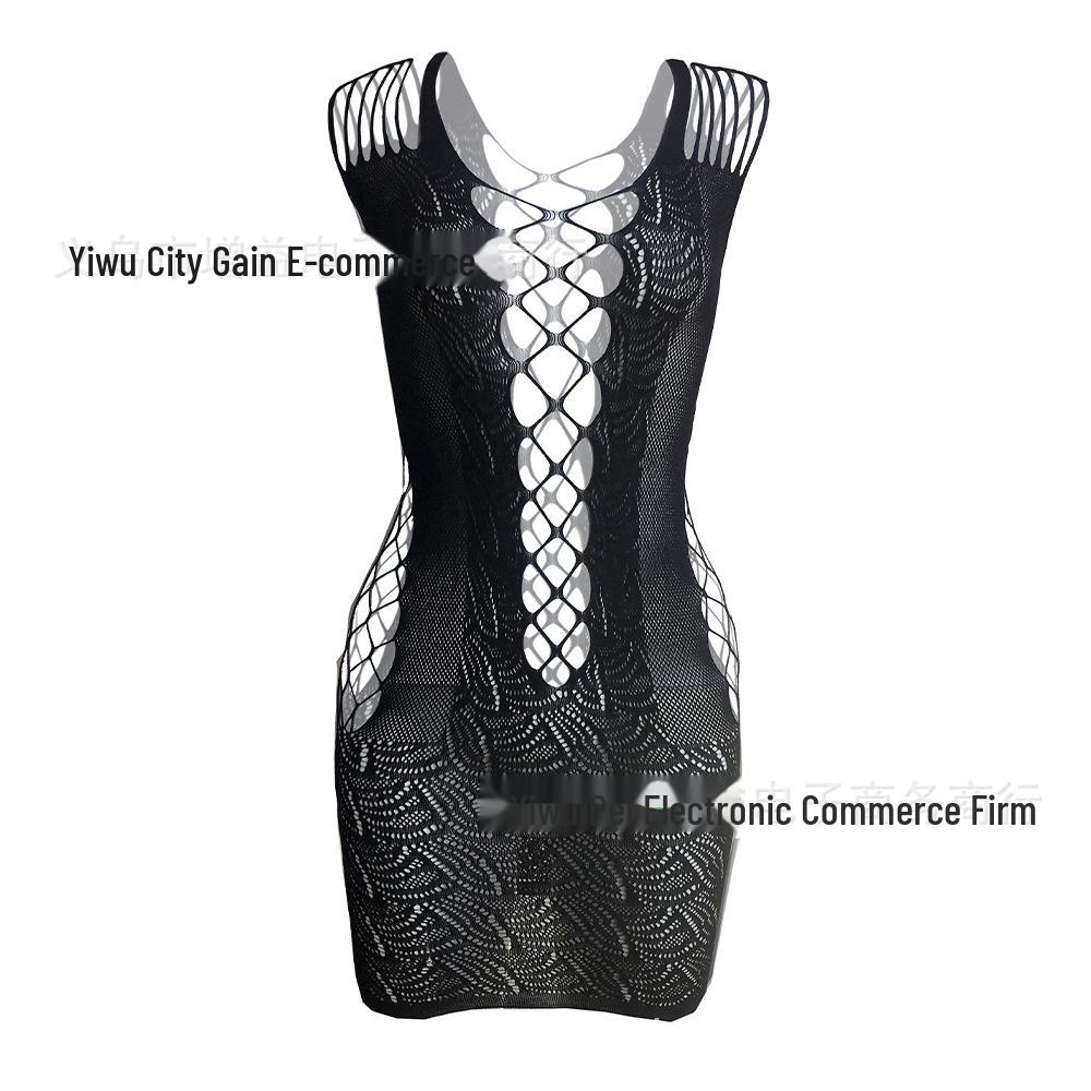 Stylish Mesh Net Skirt: Sexy One-Piece European and American Design, Hollow Hip Skirt W092