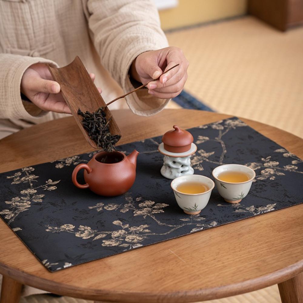 Light Luxury Tea Cup Cushion Elegant Heat Insulation Cushion Tea Table Cloth Living Room