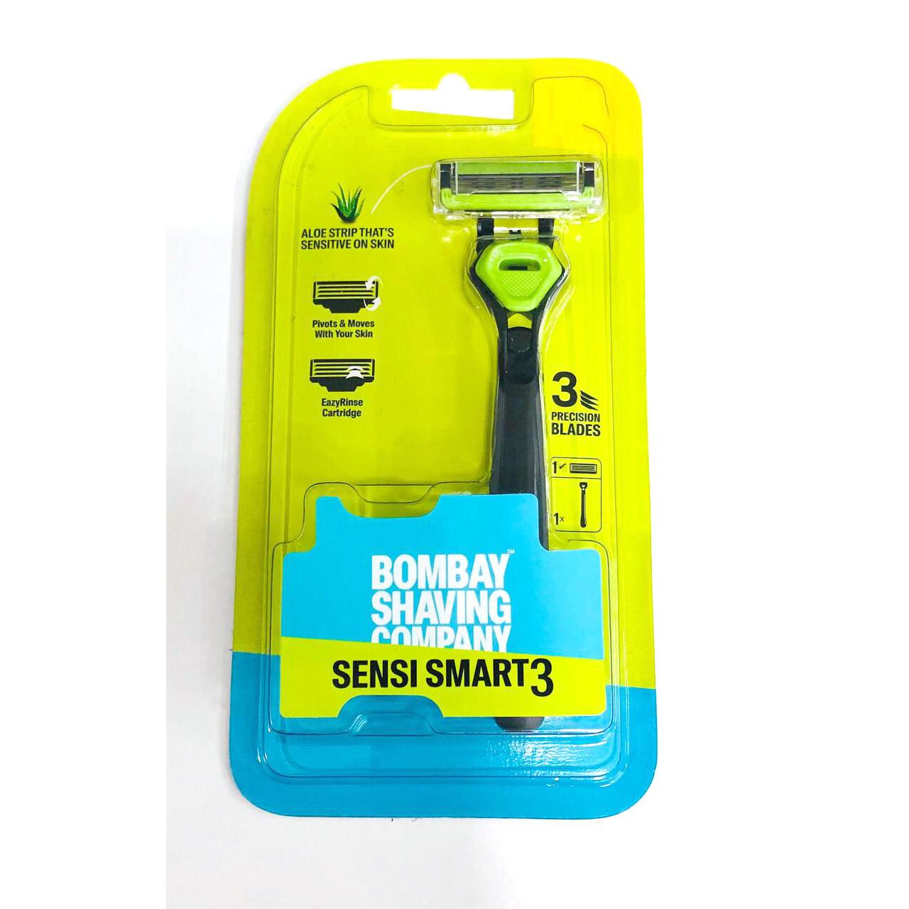 Бритва RSINC Sensi Smart 3 для бритья для мужчин, лубрикант с гелем алоэ и аргановым маслом | W B0CTFHPL23