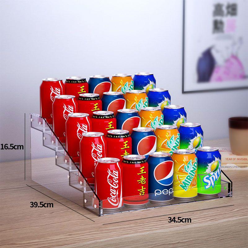 Clear Acrylic Supermarket Convenience Store Table Counter Cigarette Shelf Display Chewing Gum Rack Drink Snacks Display Stand