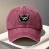 Adjustable Retro Snapback Cap with Tree Bark Print  Breathable Adhesive Glue for Durability Washable Unisex Outdoor Hat Suitab