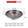 Non stick dry boiler Commercial hot pot Round bottom alcohol furnace Household stainless steel pot Spicy Spicy Pot hotpot