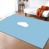 Ethnic Style Carpet Feather Style Bedroom Floor Mat
