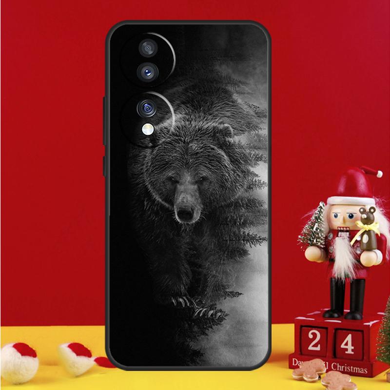 Grizzly Bear Case For Honor X8a X9a X7a X6a X6 X7 X8 X9 X8b X9b 90 70 50 Magic 5 Pro Magic 6 Lite Cover