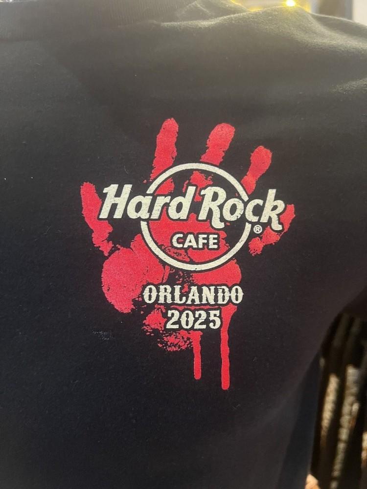 Графическая футболка Hard Rock Repint Стиль сувенира из Орландо Унисекс M