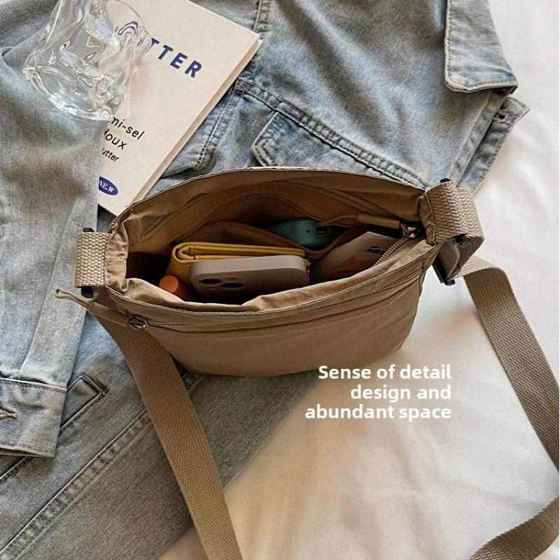 Korean Style Trendy Single Shoulder Bag  Romantic and Simple Crossbody Bag for Couples  Classic and Versatile Tote Bag