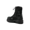 Balenciaga Stivali da Combattimento 'Cotone Nero Lavato' 694042W2H111000