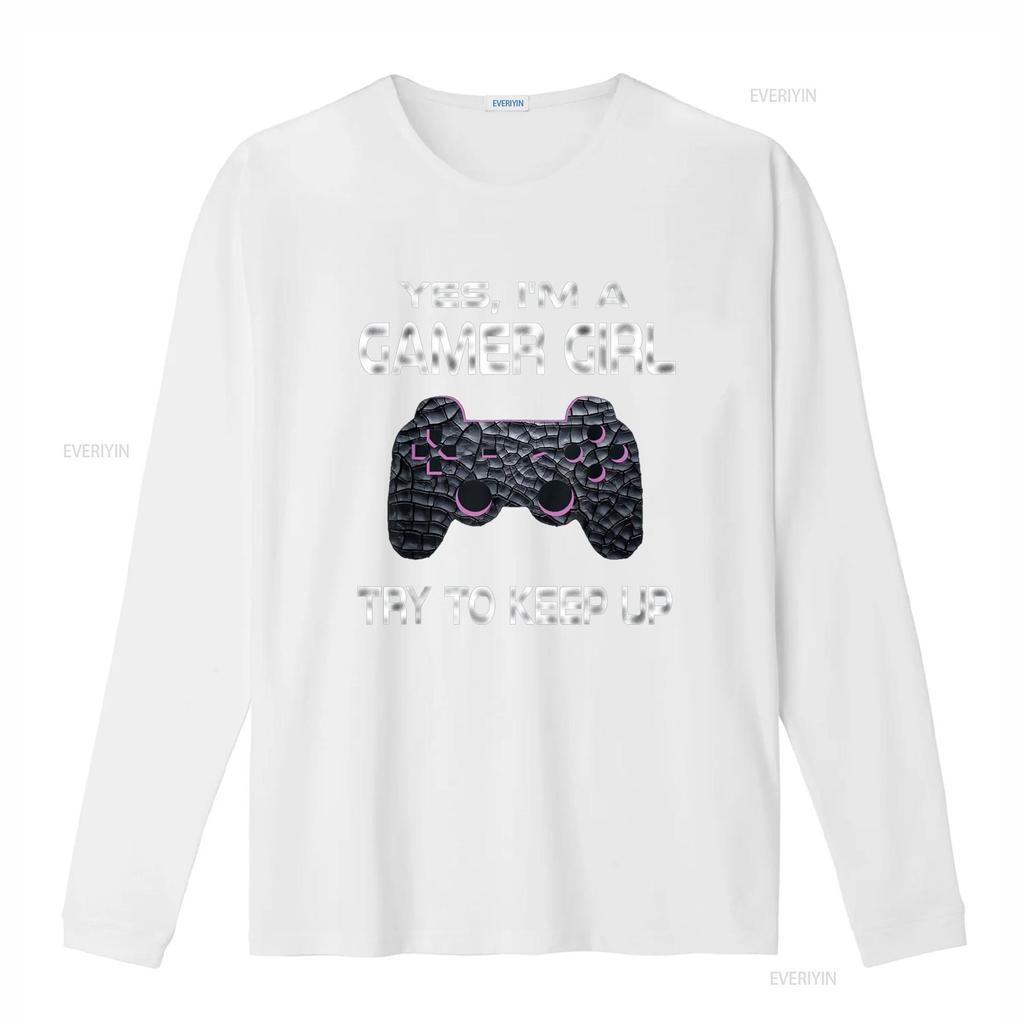 Gamer Girl Funny Quote Gaming Video Games Girls T Shirtns Shirt Vintage Washed Versatile Casual Breathable Stretched Unisex