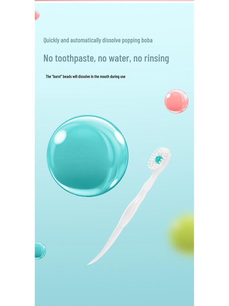 20-Piece Mini Burst Bead Toothbrush Travel Set: Portable Disposable Cleaner with Toothpick
