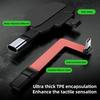 Ergonomic Type C Phone Tail Plug Converter Compatible Multiple Devices Featuring Flexible and Fast Speed Data Transfer