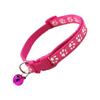 Fashion Cats Accessory Collar with Bells Bright Color Lovely Print Cats Neck Collar For Outdoor Walking Training Use