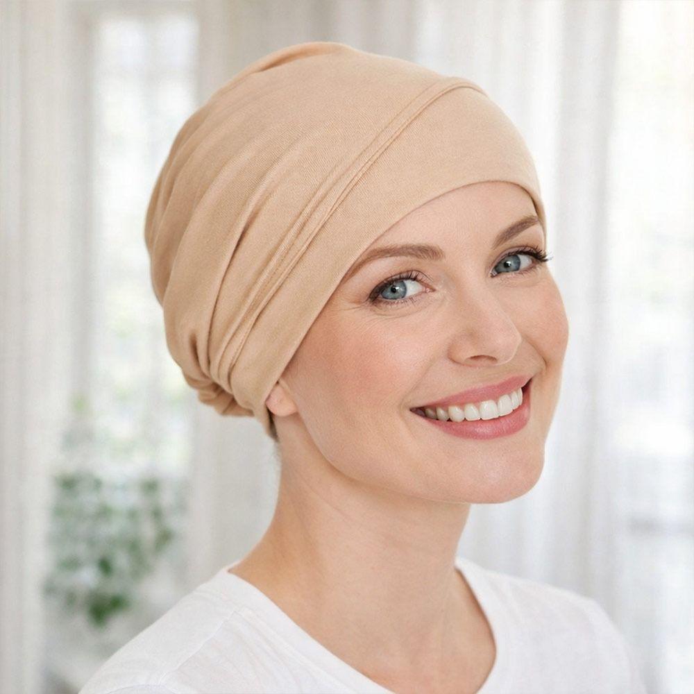 Soft Modal Hijab Caps Elastic Cancer Chemo Hat New Turban Hat  Women Headwear