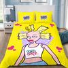 Cartoon Funny Duvet Cover Pillowcase Bedding Set R-Rugrats Adult Boy Girl Bedroom Decoration Children Single Double Large Size