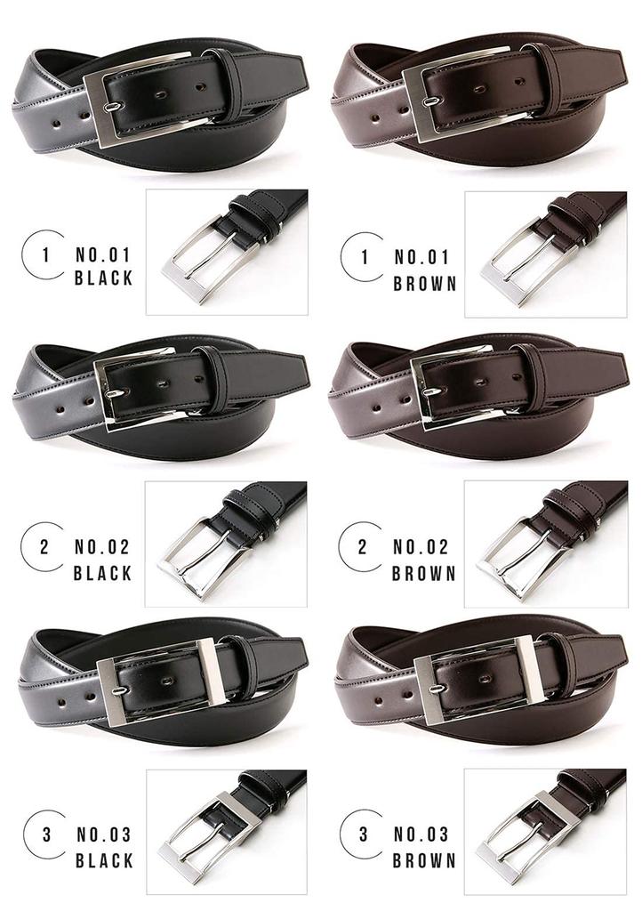 Business Belt Made in Japan Cowhide Genuine Leather Japanese Manufacturer Business Casual Classic Basic Adjustable Size Strong Waterproof Leather Paul