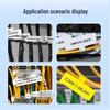 Ma Lai Le P-type Adhesive Cable Label Stickers - Multicolor (Red, Yellow, Blue, Green, White) for Network Cable Organization.