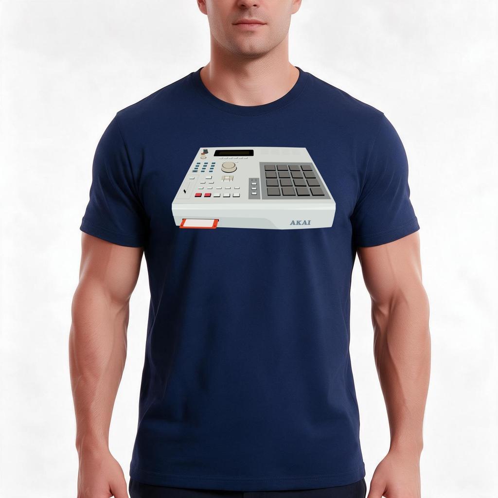 Akai Mpc 2000 Hip Hop Sampler Tshirt Summer Casual Cotton Tee Oversized Streetwear Tops Vintage Graphic Print