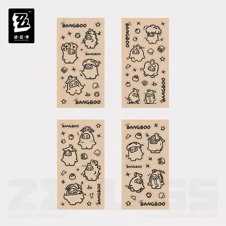 

Sunsyea Zenless Zone Zero Official Merch miHoYo Original ZP Series Keychain Stickers Miyabi