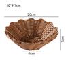 8 Styles Bread Fruit Vegetables Basket Household Rattan Basket  Restaurant Serving Tabletop Display