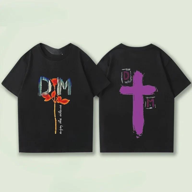 2025 Pánské Dámské Tričko Ležérní Depeche Negative Lebka Módní Bavlněné Tričko Grafické Nadrozměrné Sportovní Topy Oblečení Streetwear Topy