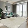 Modern Luxury Abstract Area Rug: Soft Plush Non-Slip for Living Room Under Sofa