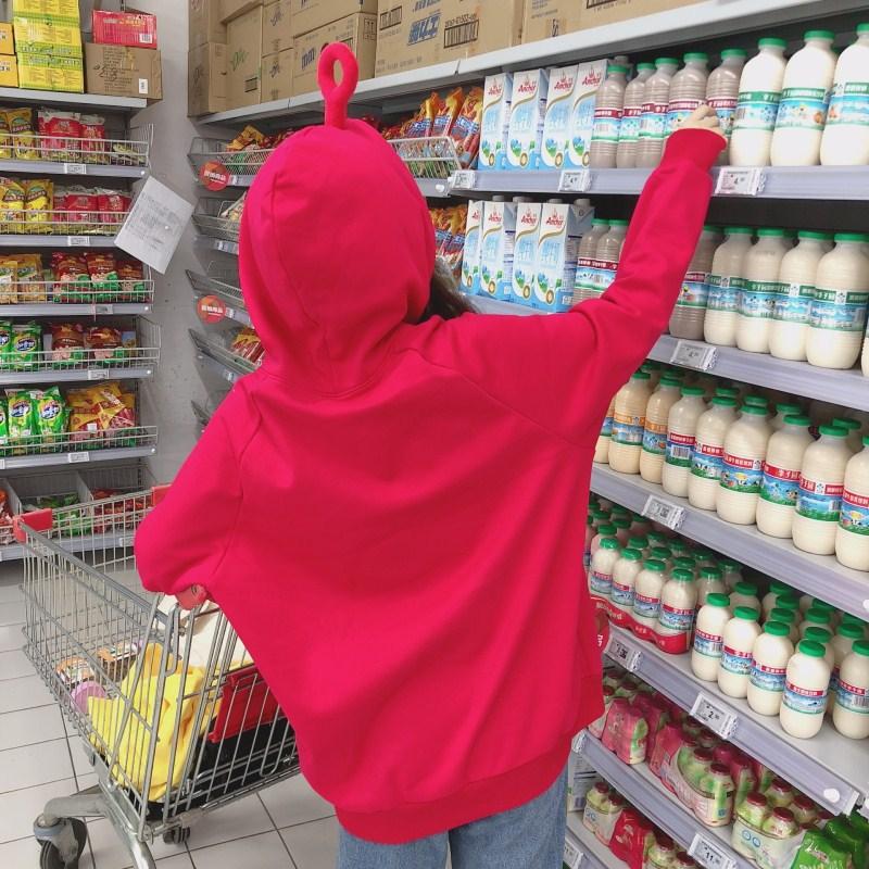 Women Warm Soft Hoodies Padded Hooded Sweater Women's Fall and Winter Retro Simple Literary Student Tops