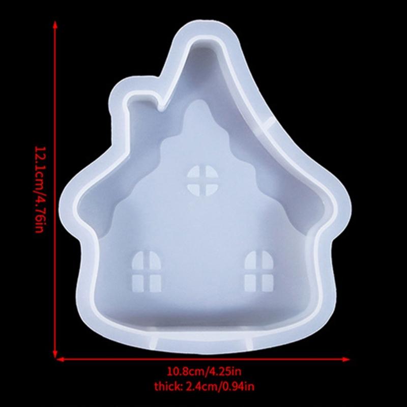 6/8Pcs Halloween Themed Silicone Candle Moulds for Epoxy Resin, Christmas Theme Silicone Candle Molds for Candle, Soap