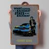 Knight Rider Print Tinplate Posters Customizable Wall Art Retro Vintage Metal Tin Signs for Desk Decor Home Decorations House