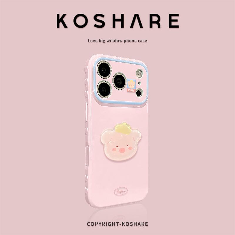 Hat Piggy Sticker Is Suitable for Apple 11promax Mobile Phone Case Iphone11 Cute Cartoon 11 with Bracelet 11.