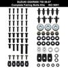 Fit For Suzuki GSXR600 GSXR 750 GSX-R600 GSX-R750 2006 2007 Motorcycle Full Fairing Bolts Kit Stainless Steel Fairing Clips Nut