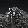 Vintage Gothic Spider Pendant Necklaces For Men Women  Punk Animal Stainless Steel Chain Necklace Halloween Gifts