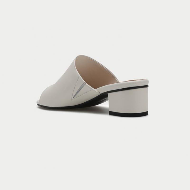 Thommcan Women S Comfort Daily Mid Heel Mule 01 8tmni15m9d White