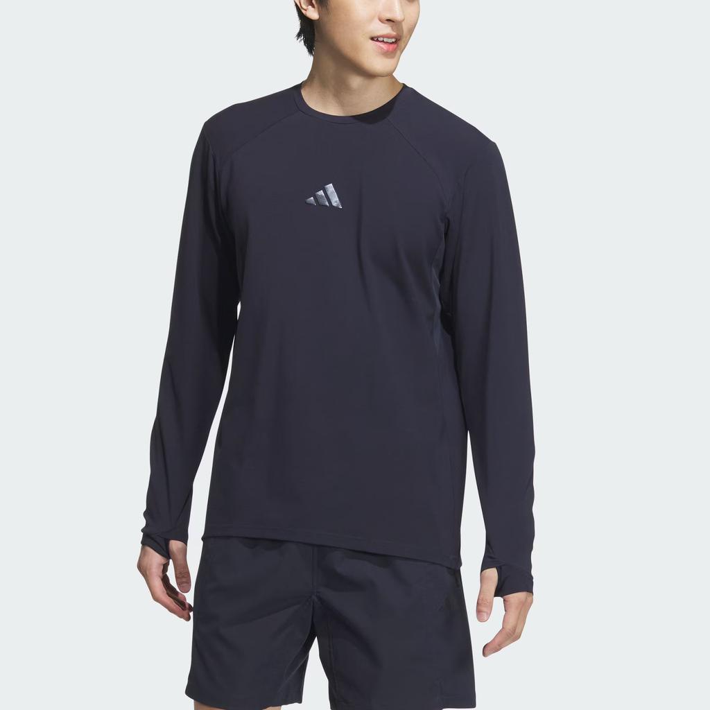 Adidas PREMIUM ACTIVE DOUBLEKNIT TOP T Shirt Men's Legend Ink JM2018-