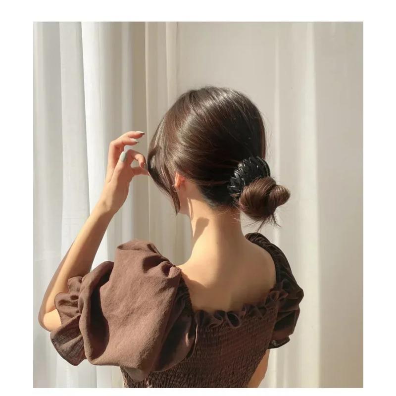 Ponytail Hair Rings Clips Hair Clips Women Bird Nest Shaped Hair Hairpin Simple Magic Lazy Braider Tool Women Hair Accessories