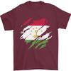 Torn Tajikistan Flag Tajik Day Football Unisexs TShirt 100 Cotton