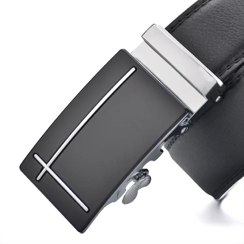 Herren 130 140 150 160 170cm PLUS Gürtel Automatikschließe PU-Leder Gürtel für Herren Business Luxus Designer Kleidung