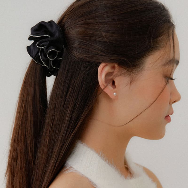 OVLA Metal Line Edge Scrunchie_colors HS017