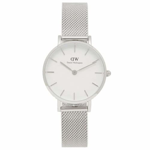 Daniel Wellington Petite 28mm Unisex Quartz Watch for Men and Women, Silver (1) DW00600220