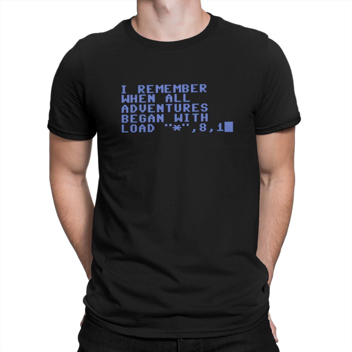 

Commodore 64 C64 Retro T Shirt Harajuku Homme Mens Tshirt Polyester Men Clothes 4XL