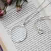 5x Magnifier Portable Reading Magnifying Glass Retro Utility Monocle Lens Necklace Pendant Fashion Jewelry For Women Men