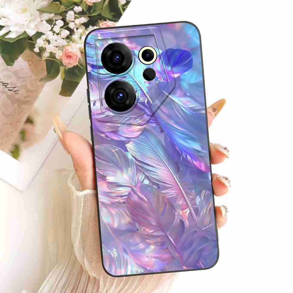 For Tecno Camon 20 Premier 5G Case CK9n Silicone Back Cover For Camon 20Premier 5G Simple Colorful Printing Phone Cases Fundas
