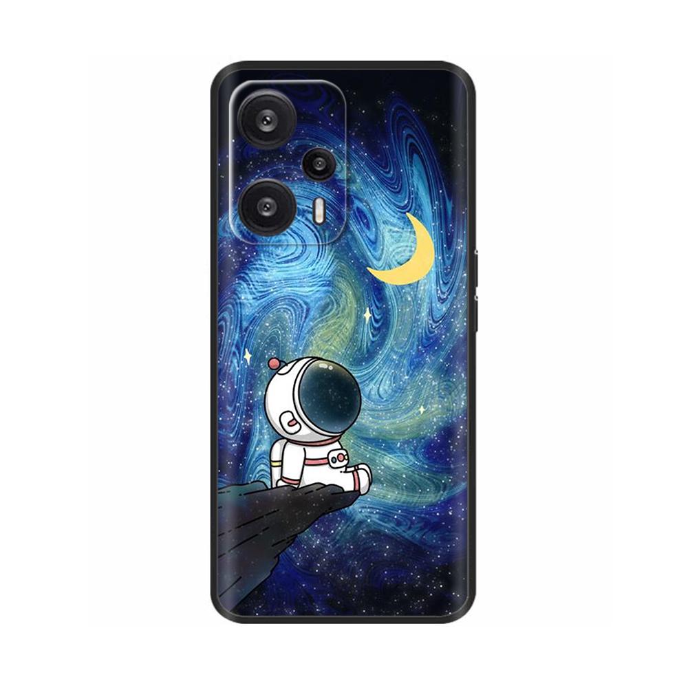 For Xiaomi Poco F5 Pro Case Painted Flower Back Cover Full Protection Soft Case for POCO F5 PocoF5 F5Pro Fundas Phone Casing