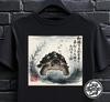 Snapping Turtle T-Shirt - Unisex Japanese Ukiyo-e Style Tee - Unique Turtle Lover Gift