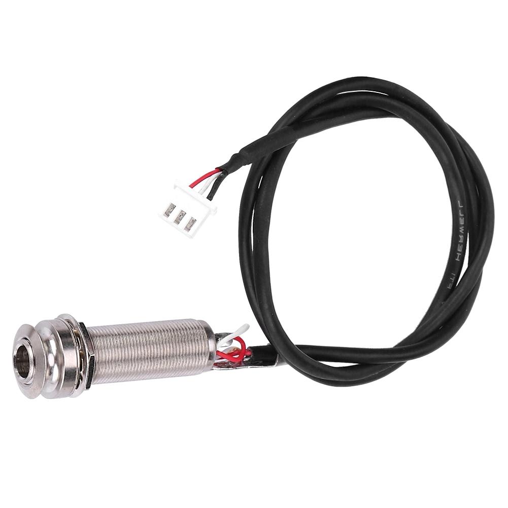 Folk Guitar Soundhole Preamp with Bridge Transducer Pickup Resonance Box Mic