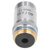 Achromatic Microscope Objective 40X High Magnification 20.2mm Interface Standard RMS Silver