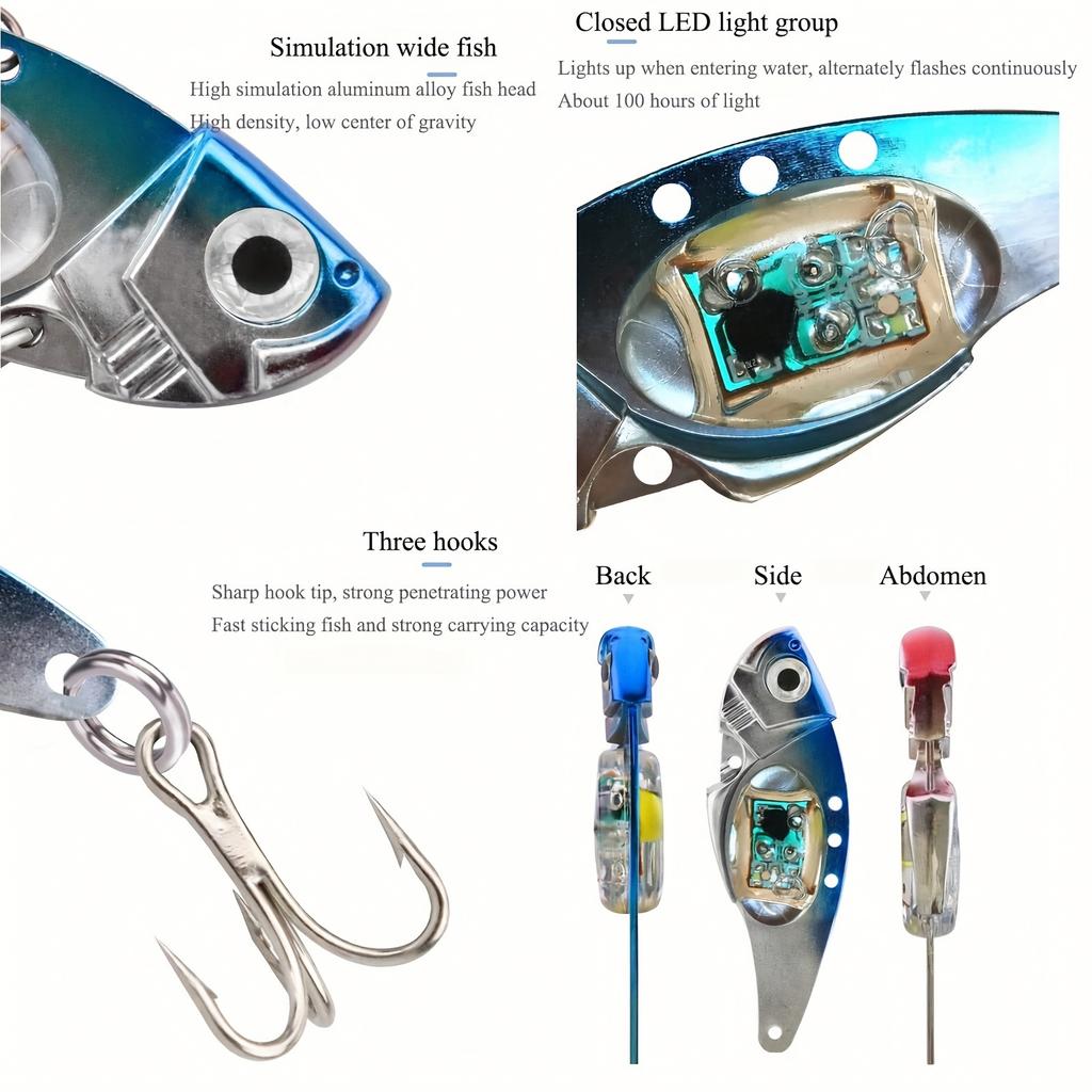 Electronic Fishing 80mm 31g Vibrating Colorful Long for Fishing